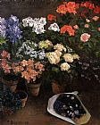 Study of Flowers by Frederic Bazille